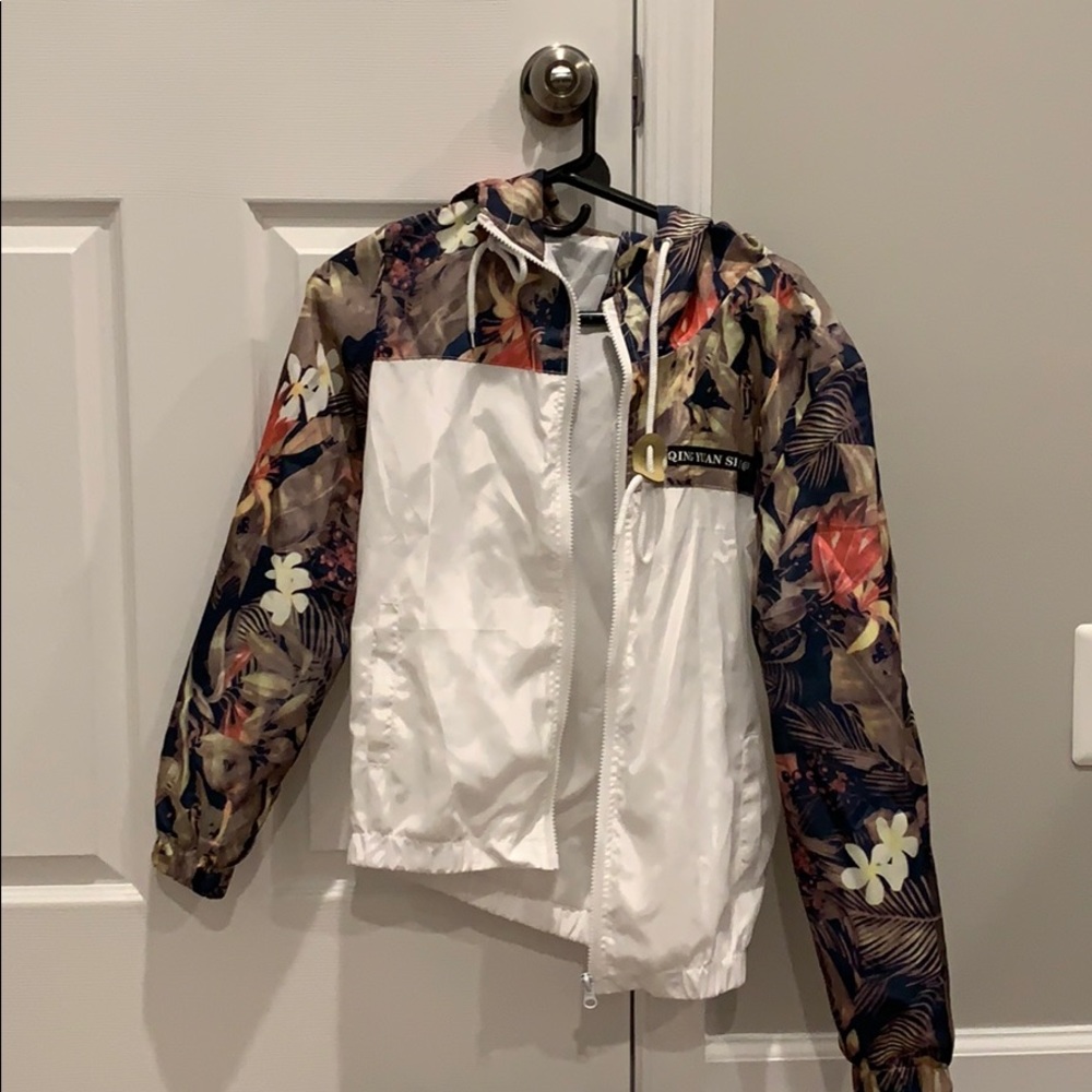 Floral Windbreaker